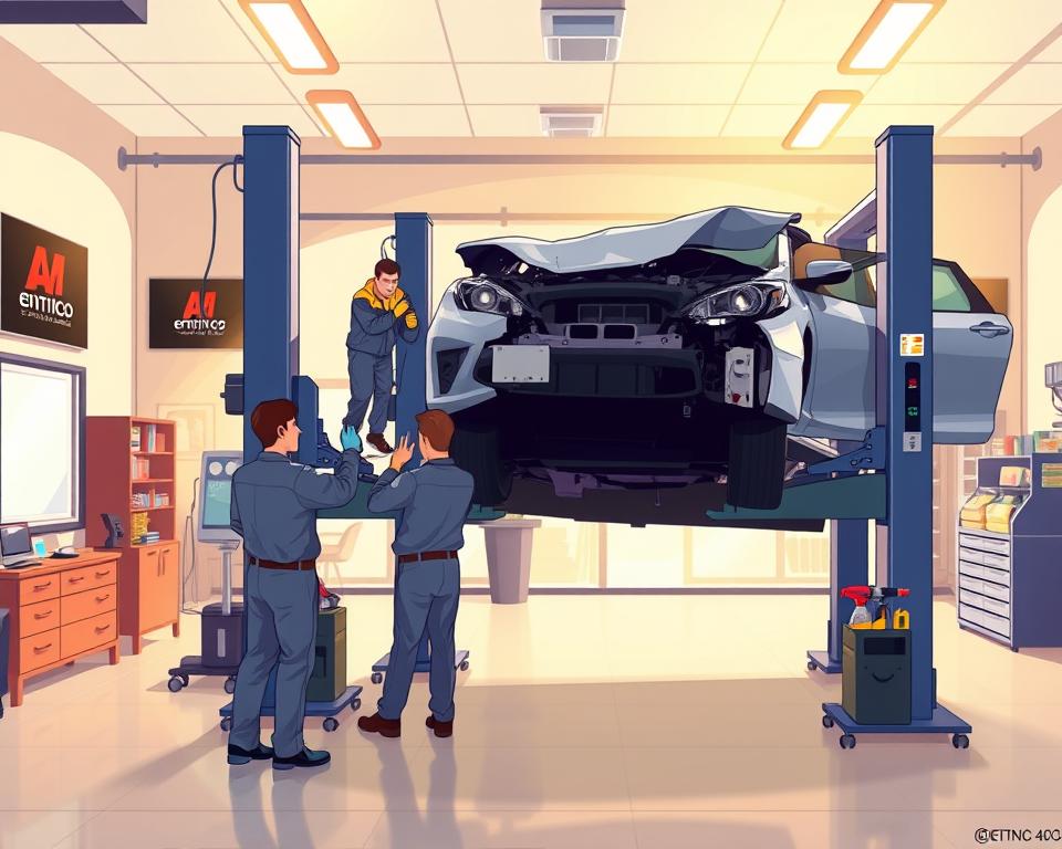 Rear End Collision Repair Cost Studio City and OEM Sensor Calibration Fees