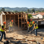Shed Demolition In Newbury Park: Protecting Irrigation Lines During Demo