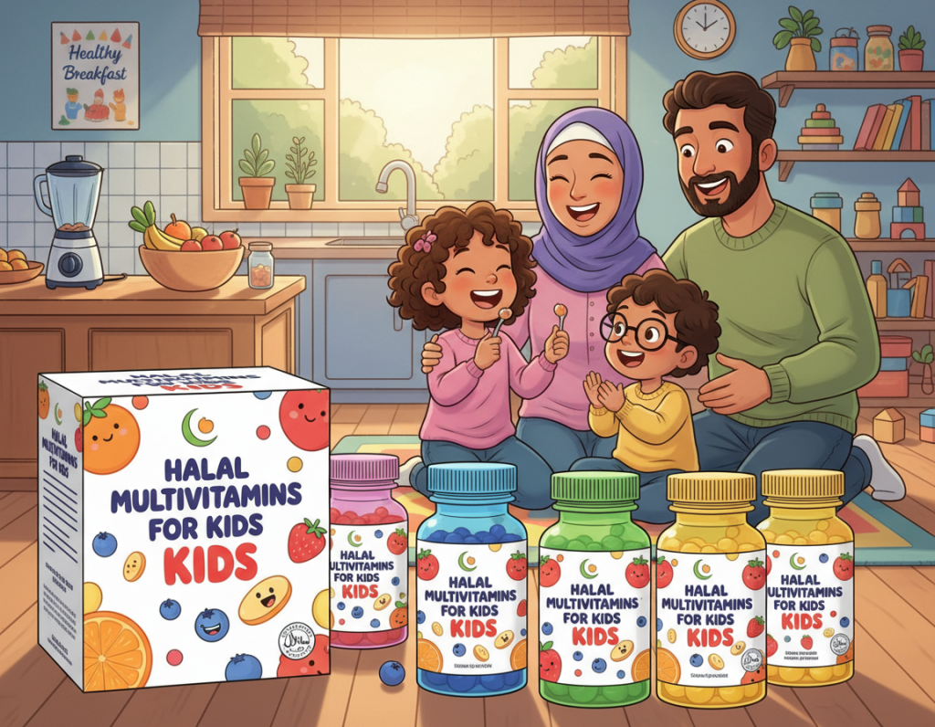 How Halal Vitamin Gummies for Kids Prevent Fatigue in Active Children