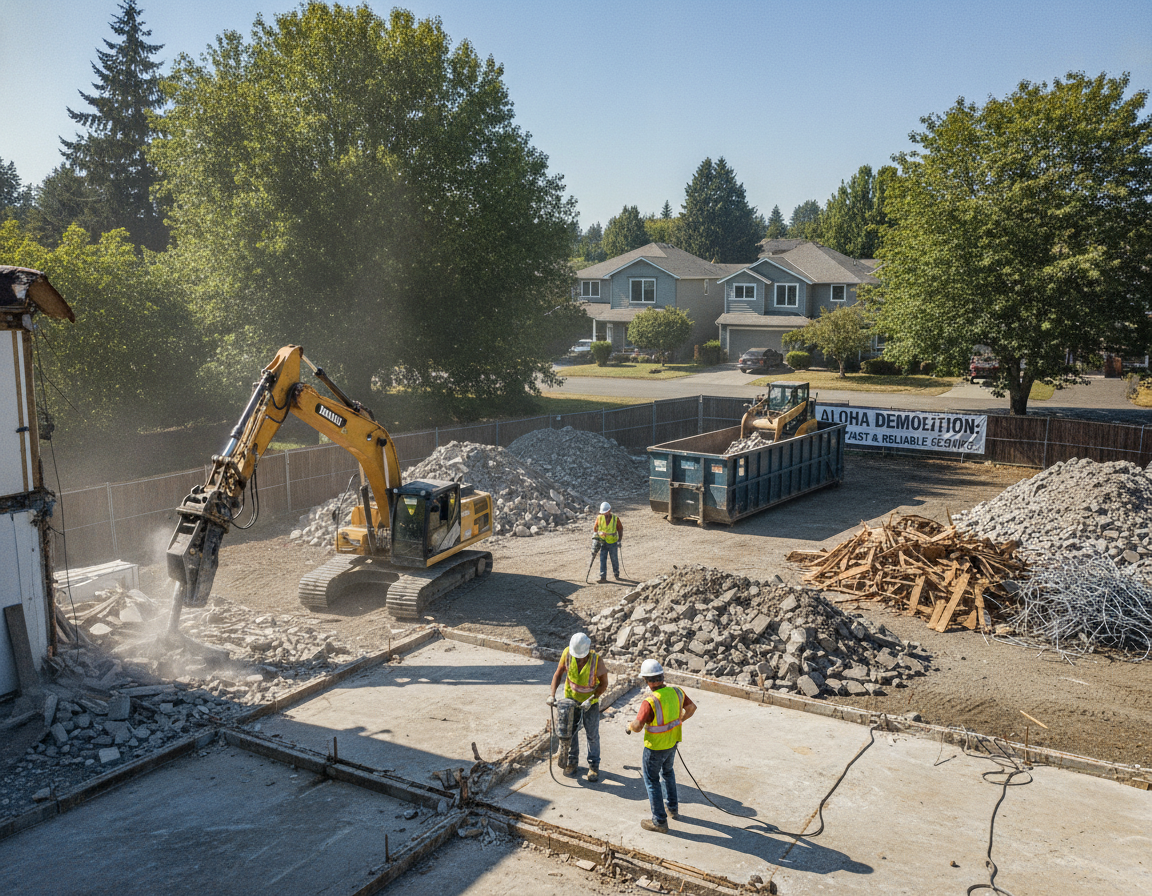 How Fast Demolition Removal Boosts Your Aloha Project Timeline